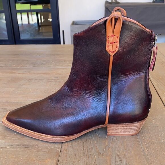 We The Free Wesley Western Ankle Boots – Brown Leather – US 11 – NWOB - Picture 13 of 15